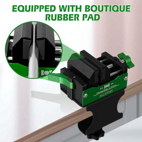 Golf Club Regripping Kit 2.0 Green No Drill Vise Clamp with Rubber Protection