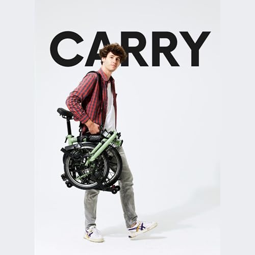 Invisibility Bagcover for Brompton Folding Bicycle - Lightweight Waterproof Travel Cover - Black RIPSTOP Variation