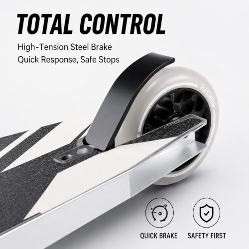 Probee Pro Stunt Kids Scooter Gray - Adjustable Height & Responsive Ride