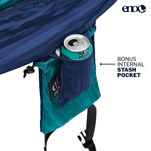 ENO SingleNest Hammock & Atlas Suspension System Bundle - Lightweight Outdoor Camping Gear