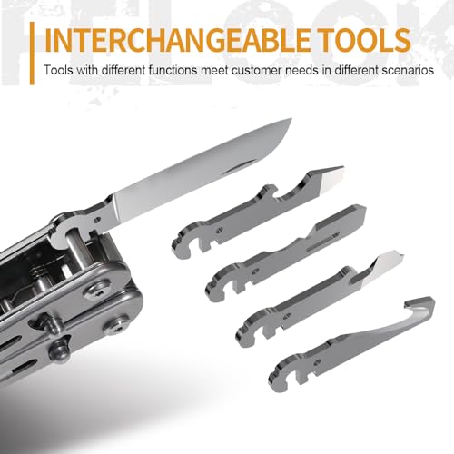 Roxon S804 Modular Multi-Tool with 9 Interchangeable Functions for EDC & Outdoor Use