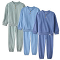 Butterblu Terra 3T Organic Cotton Henley Sweatshirt & Jogger Set for Kids