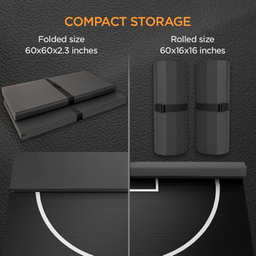 ZivPlay 10x10 Feet Home Wrestling Mat - MMA, Jiu Jitsu, Judo, Grappling, Thick Non-Slip Surface