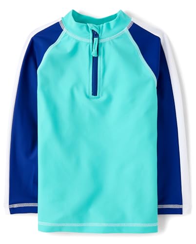 Gymboree Baby Boys Toddler Long Sleeve Rashguard Blue Radiance 8