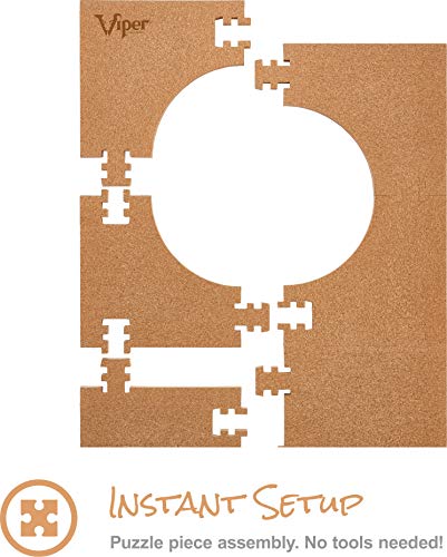 Reversible Cork Dartboard Surround - Wall Protector for 17.75 & 18 Inch Dart Boards