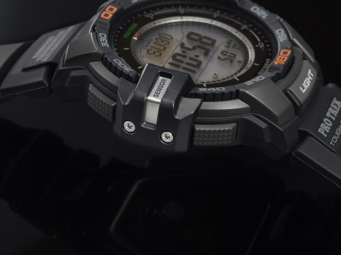 Digital Outdoor Sport Watch with Altimeter, Compass, Barometer - Solar Powered