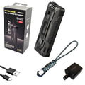 Rechargeable LED Flashlight 8000 Lumens with USB Charging & Adapter