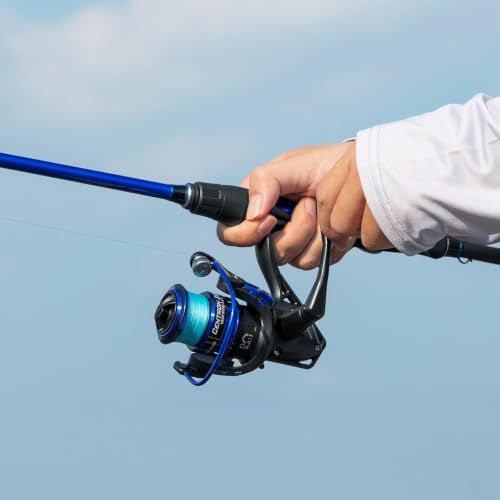 8' Heavy Action Spinning & Baitcaster Fishing Rod and Reel Combo - 5000 Reel