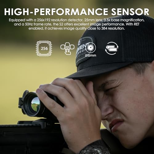 Thermal Scope 256x192 Sensor 25mm Lens for Hunting Long-Range Observation