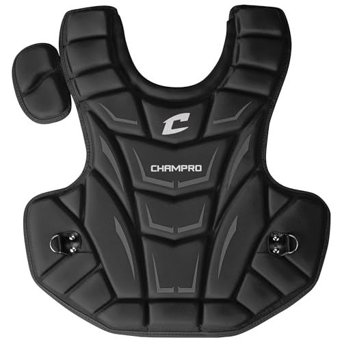 Champro Optimus MVP Catchers Chest Protector - Black / 16.5"