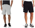 Russell Athletic Men's 9" Cotton Shorts - Relaxed Fit with Pockets & Adjustable Waist | Sizes S-4X