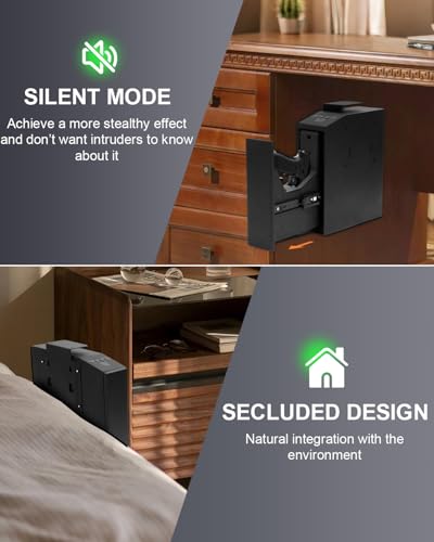 Biometric Gun Safe with Auto Sliding Drawer and Fingerprint Access