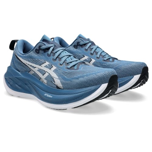 ASICS Unisex Superblast 2 Running Shoes - Women 12.5 / Men 11, Winter Sea/White