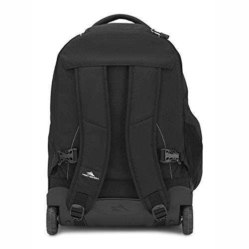 High Sierra Freewheel Wheeled Laptop Backpack - Black, 20.5 x 13.5 x 8-Inch, One Size
