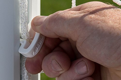 Kwik Goal Kwik Lock Soccer Net Clips 100-Pack White - Secure & Easy Installation