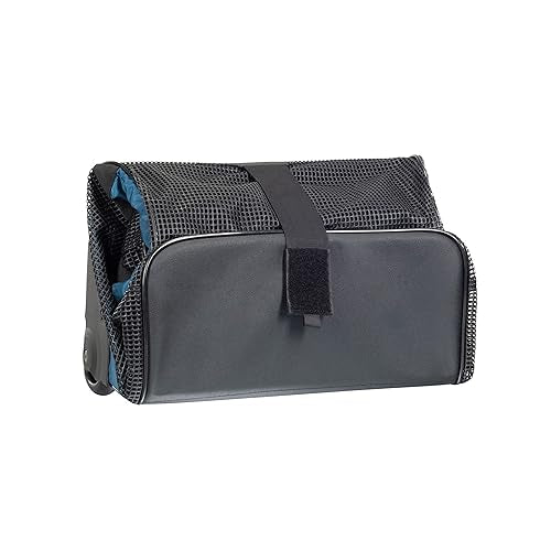 Diving Gear Duffel Bag with Wheels Mesh & Backpack Straps - 100L Blue