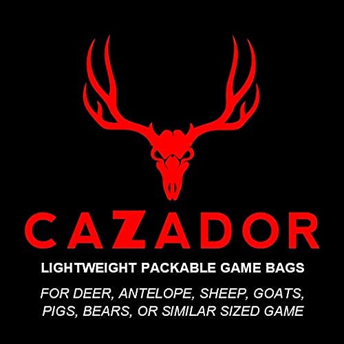 CAZADOR Reusable Lightweight Game Bags Set for Hunting - 7 Piece