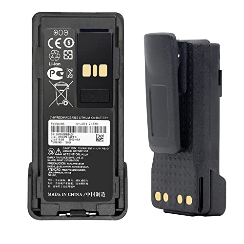 Upgraded PMNN4489 Battery for Motorola IMPRES ATEX APX900 Walkie Talkie