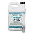 Fiberglass Warehouse White Gel Coat - 1 Gallon, No Wax, Easy Application with Catalyst