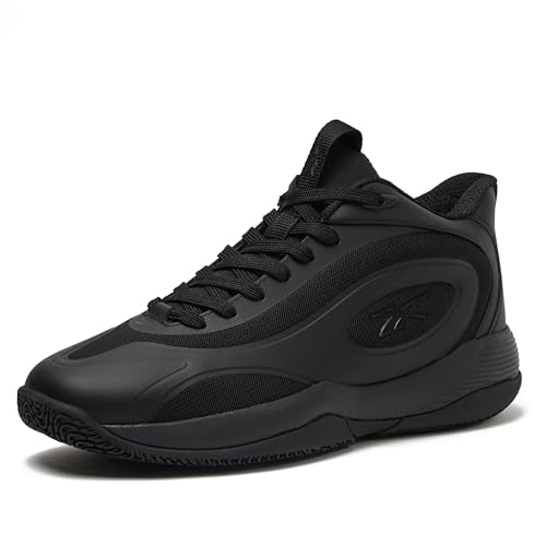 Reebok Mens Open Gym High Top Sneakers - Black/Black/Black, Size 7-14