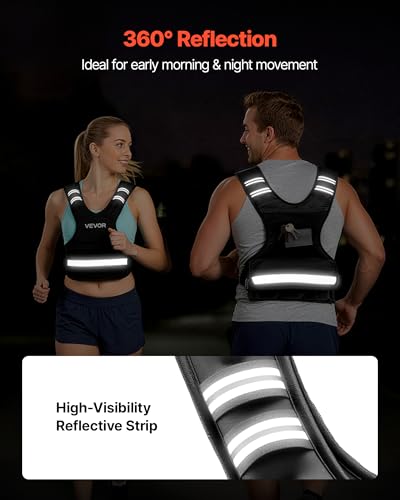 VEVOR Adjustable Weighted Vest for Workout, Running & Strength Training