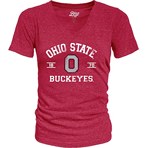 Ohio State Buckeyes NCAA Womens Tri-Blend Mascot T-Shirt Medium - Team Color