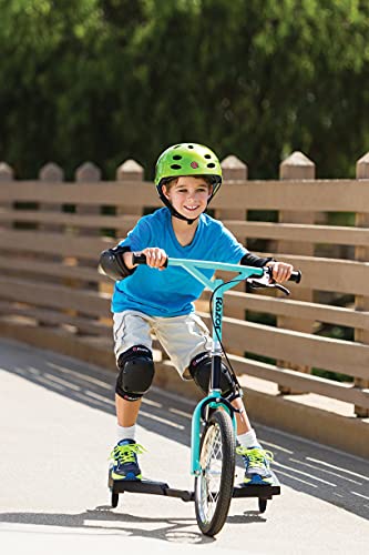 Razor DeltaWing Three-Wheel Scooter - Black & Mint Green, One Size