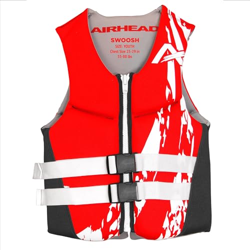 Red Youth Water Sport Life Jacket - USCG Approved Type III, Kwik-Dry Neolite
