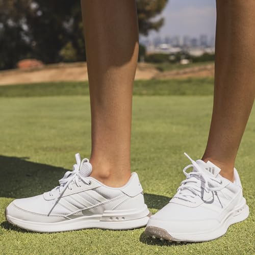 adidas Women's S2G Spikeless Golf Shoes 8.5 White Charcoal