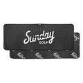 Sunday Golf Microfiber Golf Towel 14 x 40 inches| Premium Fabric | Waffle Pattern with Center Slit