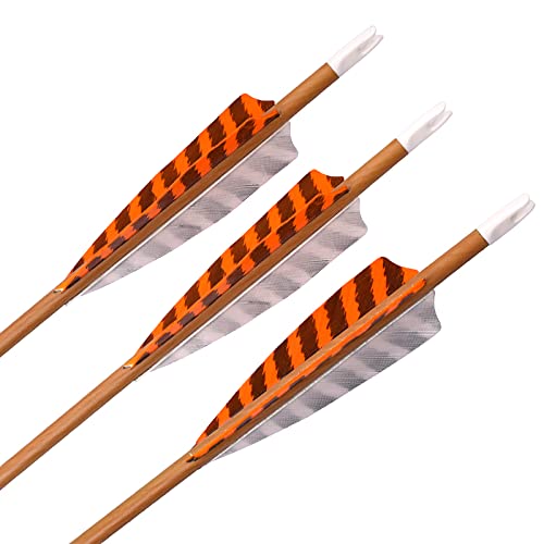 12 Pack Carbon Arrow Shafts 30 Inch Camo Spine 600 for Recurve & Longbows