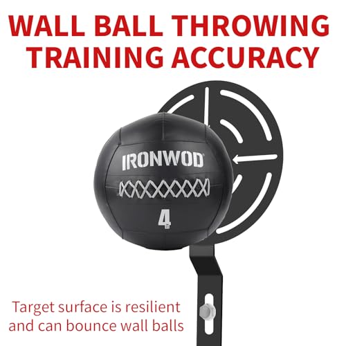 AHTAPFON Wall Ball Target for Power Racks 5/8″-16mm Hole Extension Fits 2x2 & 2x3 Racks