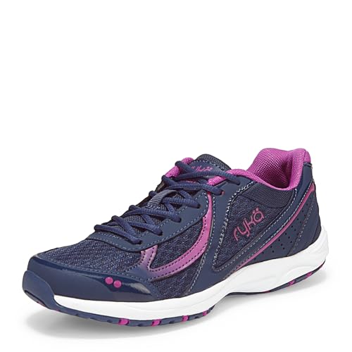 Women’s Rykä Dash 3 Walking Sneakers - Navy Pink 8.5