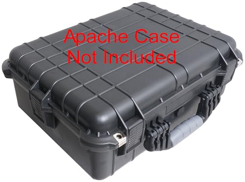 Case Club Foam Insert for Apache 4800 Case – Fits 6 Pistols & Magazines