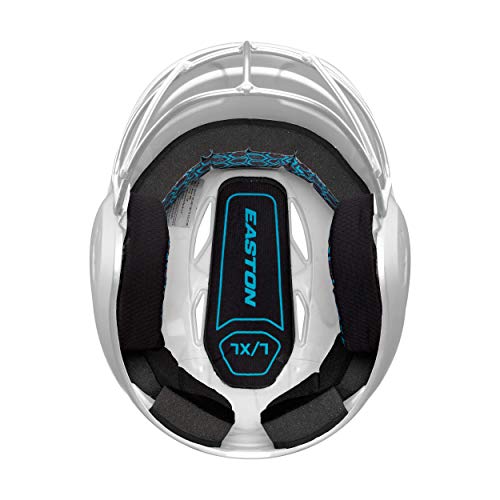 Easton Ghost Batting Helmet with Mask - Fastpitch Softball, M/L, White
