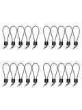 Lockforall 20 Pack Black 15" Keyed Alike Cable Gun Locks for Pistols Rifles & Shotguns