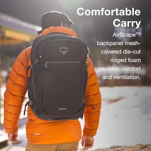 Osprey Daylite 44L Carry-On Travel Backpack - Black