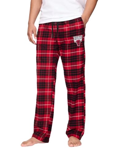 NBA Team Logo Pajama Lounge Pants - Chicago Bulls Large Red