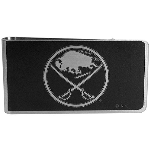 NHL Unisex Black Steel Money Clip - Buffalo Sabres Variation