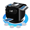 Echtur 2026 Automatic Card Shuffler & Dealer Machine 2-in-1 Black