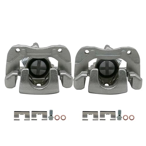 Chefull Rear Brake Caliper Assembly with Bracket for Honda Accord 1998-2007 & Acura TSX 2004-2008 - 19B2069 & 19B2068