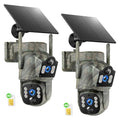 VOOPEAK 2 Pack Cellular Trail Camera with 4G LTE Dual Lens 360° Live Streaming