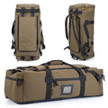 VEAGIA Brown 105L Large Water-Repellent Duffel Bag for Travel & Sports