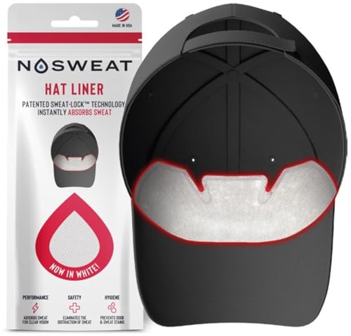 Golf Hat Sweat Liner 25 Pack - PGA Tour Licensed Prevents Stains & Odor - Made in USA