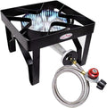 GasOne 200K BTU Propane Burner - Heavy-Duty Outdoor Stove for Cooking & Brewing