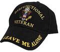 Leave Me Alone Veteran Ballcap - Embroidered US Armed Forces Hat