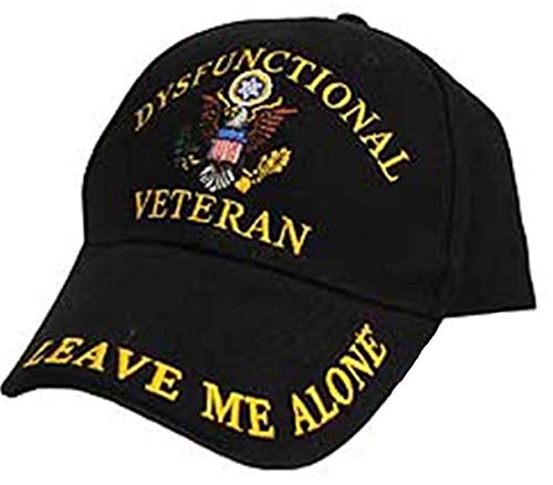 Leave Me Alone Veteran Ballcap - Embroidered US Armed Forces Hat