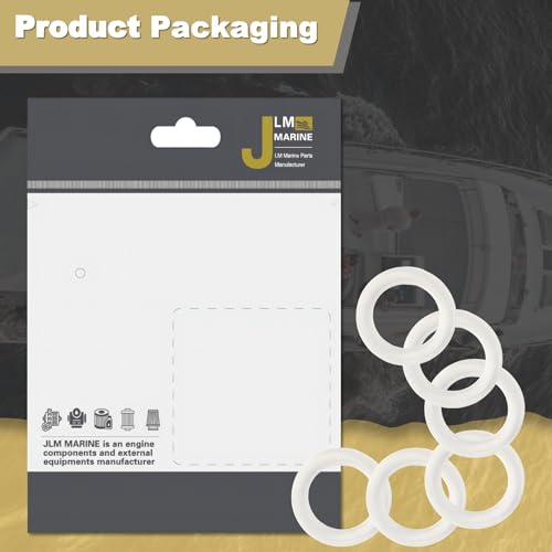 6 Pack Fill Drain Screw Washer for Johnson Evinrude Outboard Engines - Model 311598