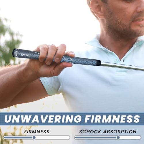 Titanun Oversize Dri-Tac Golf Grip - Non-Slip, Cushioned Moisture-Wicking, Shock Absorption, 13 Pieces