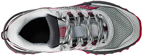 Saucony Women's Versafoam Excursion TR13 Trail Running Shoe - Grey Magenta 8.5